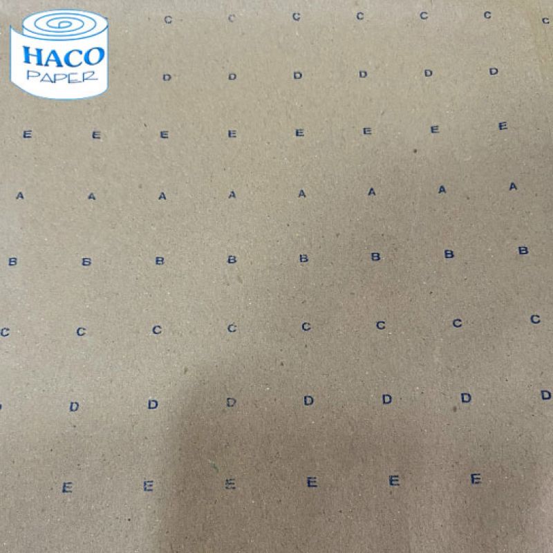 Giấy sơ đồ vàng in chữ ABC