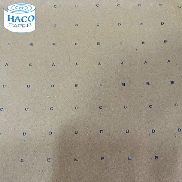 Giấy sơ đồ vàng in chữ ABC